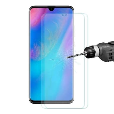 ENKAY 2-pakkaus Kaarevaa 0.26mm lasisuojaa koko näytölle Huawei P30