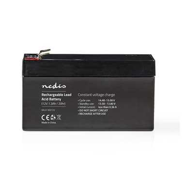 Nedis Ladattava Lyijyhappoakku 12V 1300mAh