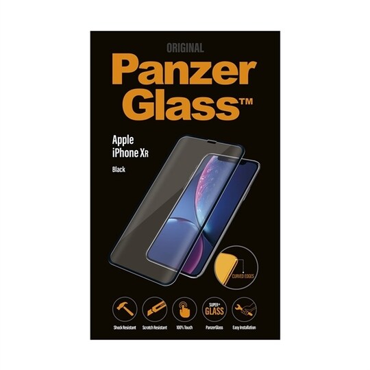 PanzerGlass Curved Edges Apple iPhone XR Black