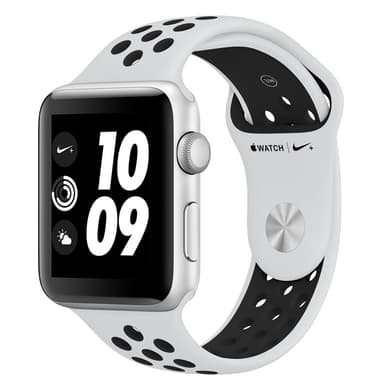 Apple Watch Series 3 Nike+ 42 mm (platina/musta)