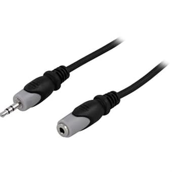 Äänikaapeli 3,5mm uros - naaras 1 m