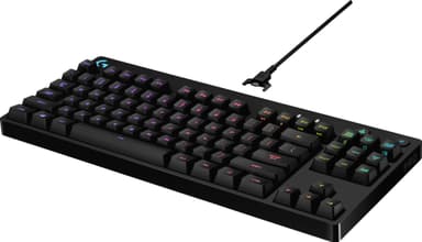 Logitech Pro pelinäppäimistö (GX Blue kytkimet)