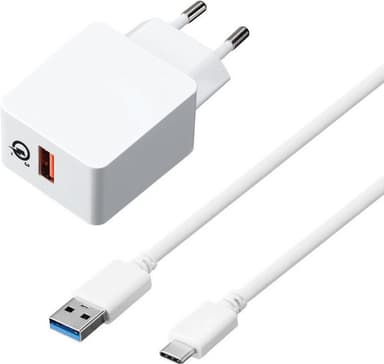 Sandstrøm verkkovirtalaturi USB-C 2 m