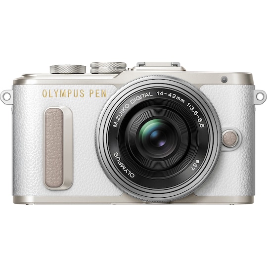 Olympus PEN E-PL8 CSC kamera +14-42 mm objektiivi Pancake Kit (valk.)