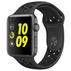 Apple Watch Series 2 Nike+ 42 mm (harmaa/musta ranneke)
