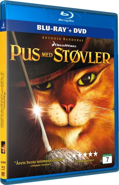 Saapasjalkakissa (Blu-ray + DVD)