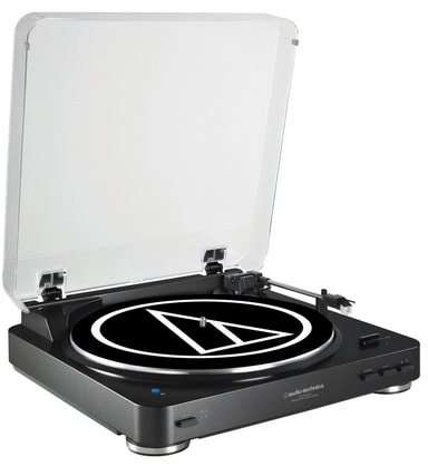 Audio Technica Levysoitin AT LP60BTBK Vinyylisoittimet Ja CD