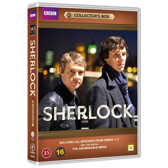 Sherlock - Kausi 1-3 + The Abominable Bride (DVD)