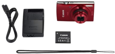 Canon Ixus 180 kamera (punainen)
