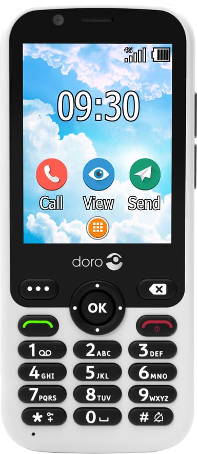 Doro 7011 matkapuhelin (valkoinen)