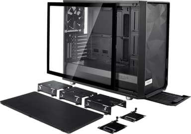 Fractal Design Meshify S2 PC-kotelo (musta/tumma lasi)
