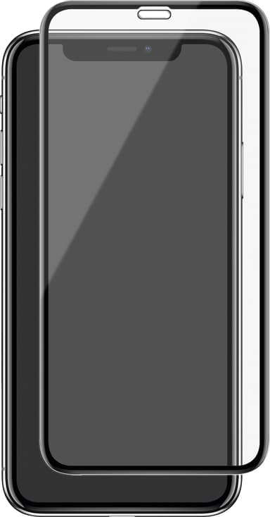 Panzer pyöristetty näytönsuoja iPhone 11 Pro Max/XS Max (musta)