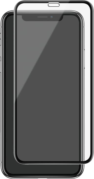 Panzer pyöristetty näytönsuoja iPhone 11/XR (musta)