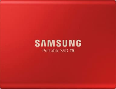 Samsung T5 ulkoinen SSD 1 TB (punainen)