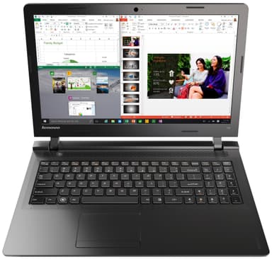 Lenovo Ideapad 100 15.6" kannettava (musta)