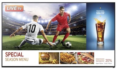 Samsung 55" Signage infonäyttö LED Smart TV LH55RHEELGW