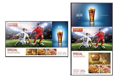 Samsung 55" Signage infonäyttö LED Smart TV LH55RHEELGW