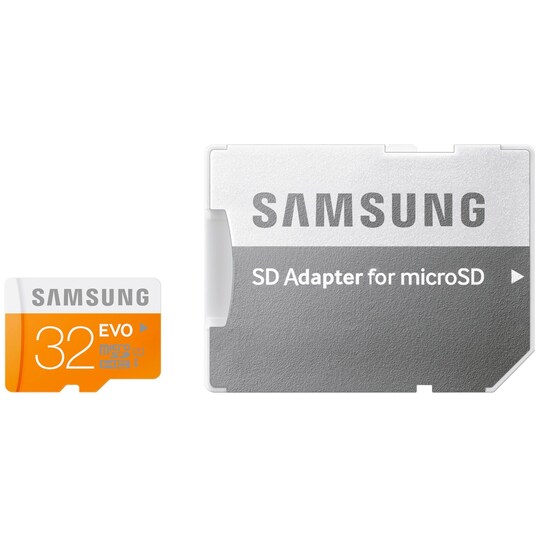 Samsung Micro SDHC EVO muistikortti 32 GB + adapteri