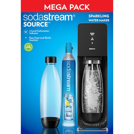 SodaStream Source Black Megapack S1019512770