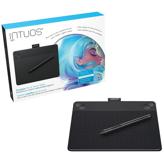 Wacom Intuos Art Small piirtopöytä (musta)