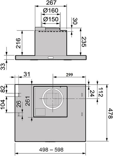 Savo FV-8206-S liesikupu 60 cm teräs