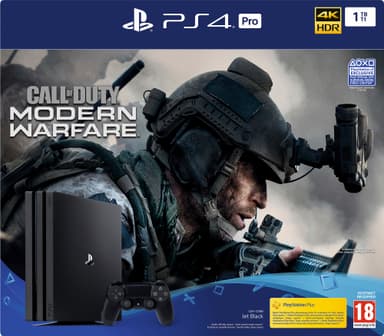 PlayStation 4 Pro 1 TB + Call of Duty: Modern Warfare