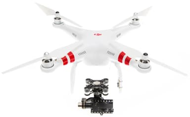 DJI Phantom 2 V.2 kopteri + RTF (valkoinen)