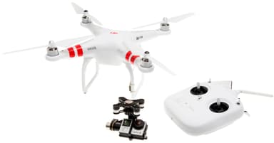 DJI Phantom 2 V.2 kopteri + RTF (valkoinen)