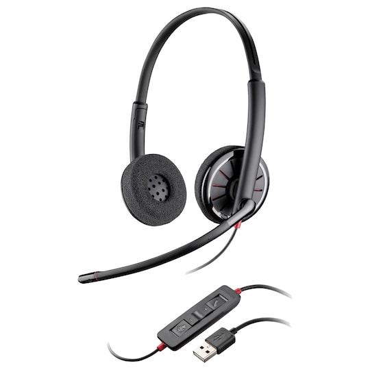 Plantronics BlackWire 320-M UC stereo headset