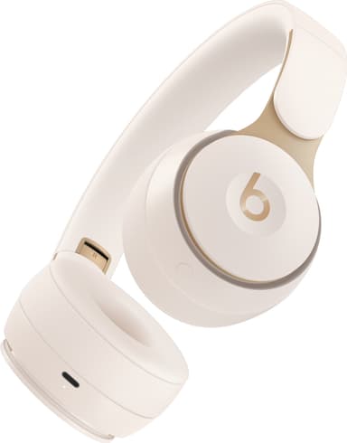 Beats Solo Pro langattomat on-ear kuulokkeet (Ivory)