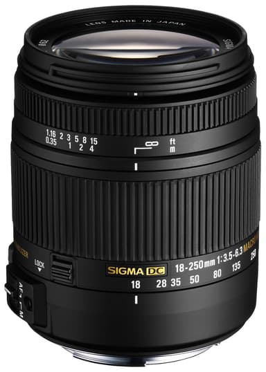 Sigma 18-250 mm 3.5-6.3 DC Macro OS HSM (Canon)