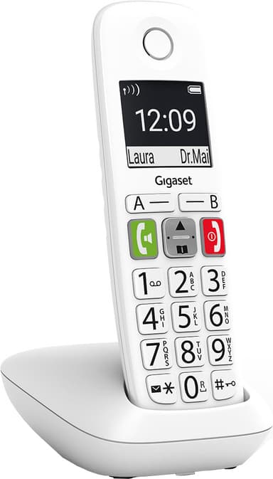 Gigaset Dect E290 langaton puhelin (valkoinen)
