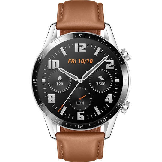 Huawei Watch GT2 älykello 46 mm (hopea)