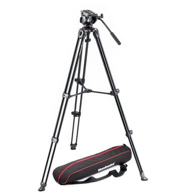 MANFROTTO Jalustakit Video Alu MVK500AM Laukulla