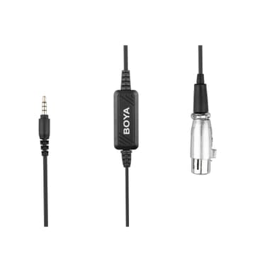 BOYA Mikrofoni adapteri BY-BCA6 XLR-3,5mm TRRS