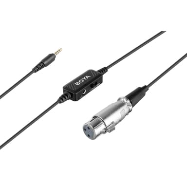 BOYA Mikrofoni adapteri BY-BCA6 XLR-3,5mm TRRS