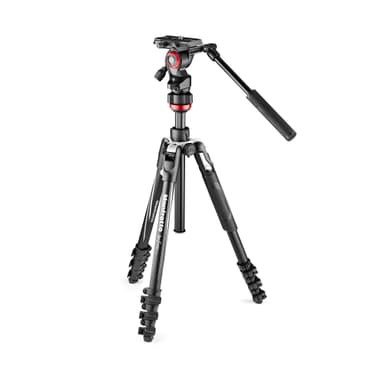 MANFROTTO Jalustakitti Video Befree Live Alu. Musta