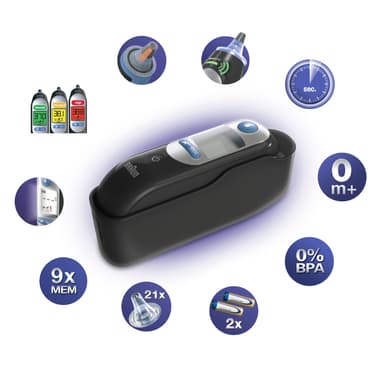 Braun ThermoScan 7 Age Precision korvakuumemittari IRT6520BWE (musta)