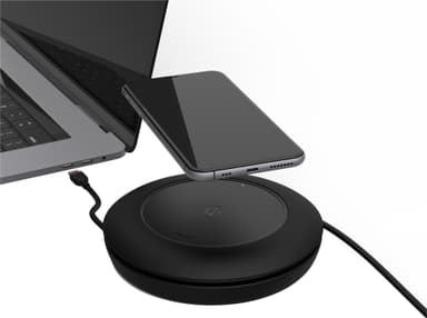 Unisynk 75 W USB-C kannettavan laturi langattomalla 10 W Qi-alustalla
