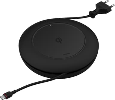 Unisynk 75 W USB-C kannettavan laturi langattomalla 10 W Qi-alustalla