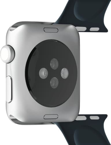 Puro Icon Apple Watch silikoninen urheiluranneke 42/44/45 mm (t.sin.)