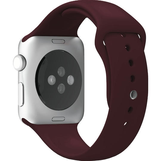 Puro Icon Apple Watch silikoninen urheiluranneke 42-44 mm (viin. pun.)