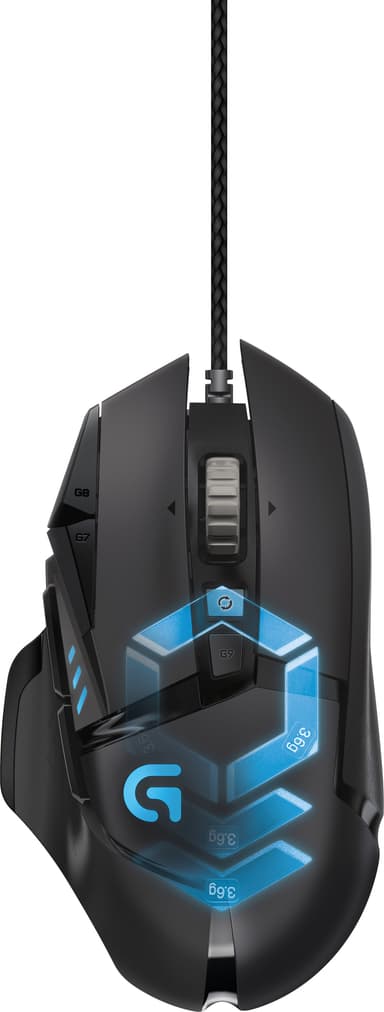 Logitech G502 Proteus Spectrum pelihiiri (musta)