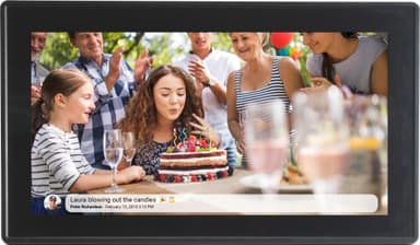 Denver Frameo 15.6" sosiaalinen kuvakehys PFF-1513 Wi-Fi (musta)