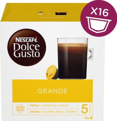 Nescafè Dolce Gusto Grande kahvikapselit