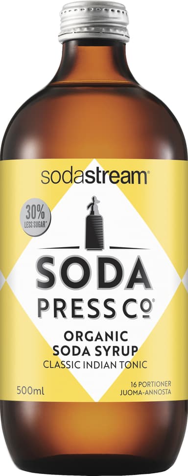 SodaStream Soda Press juomatiiviste, luomu (Classic Indian Tonic)