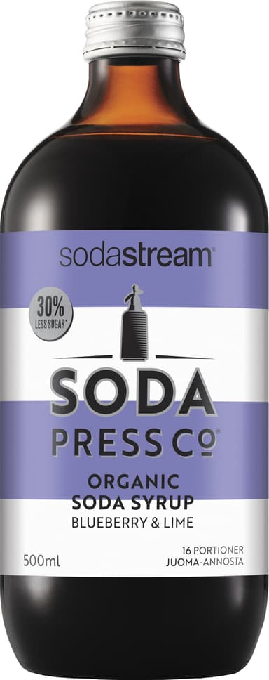 SodaStream Soda Press juomatiiviste, luomu (Blueberry & Lime)