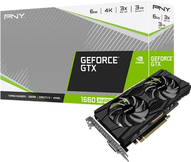 PNY GeForce GTX 1660 Super Twin Fan näytönohjain