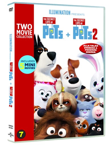 SECRET LIFE OF PETS 1+2 (DVD)