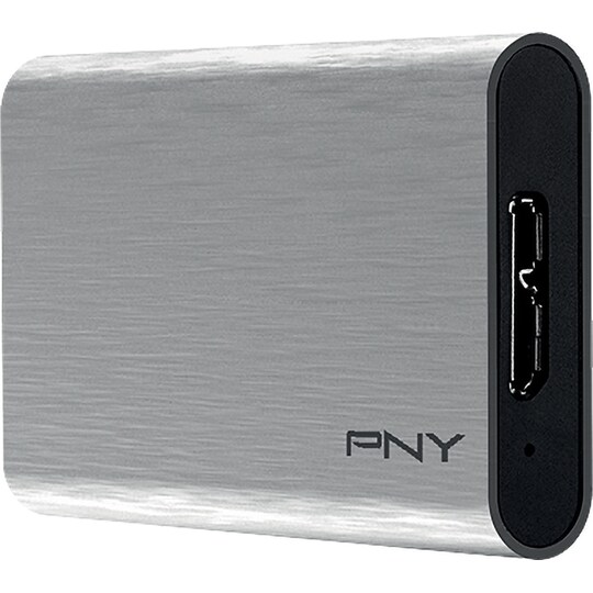 PNY Elite USB 3.0 kannettava SSD muisti 480 GB (hopea)